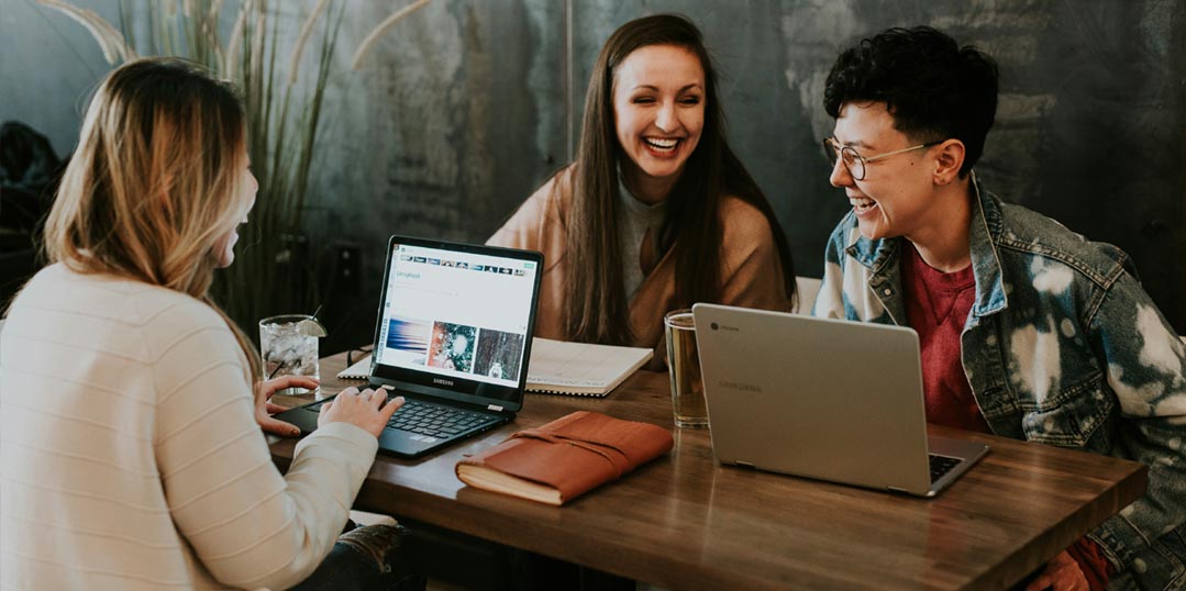 Le plaisir d'apprendre est bien présent, car même à distance vous n'êtes pas seul·e Académie en ligne